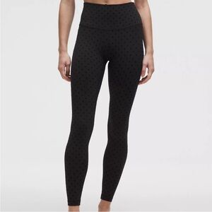 NWT Lululemon Athletica polka flock leggings